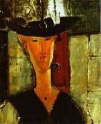 Amedeo Modigliani Madame Pompadour by Modigliani Spain oil painting artist